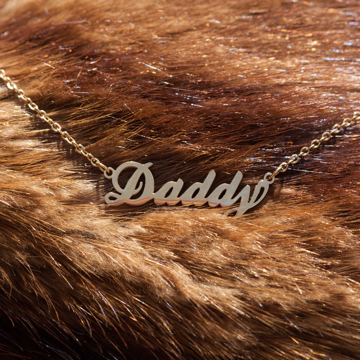 Gold best sale daddy necklace