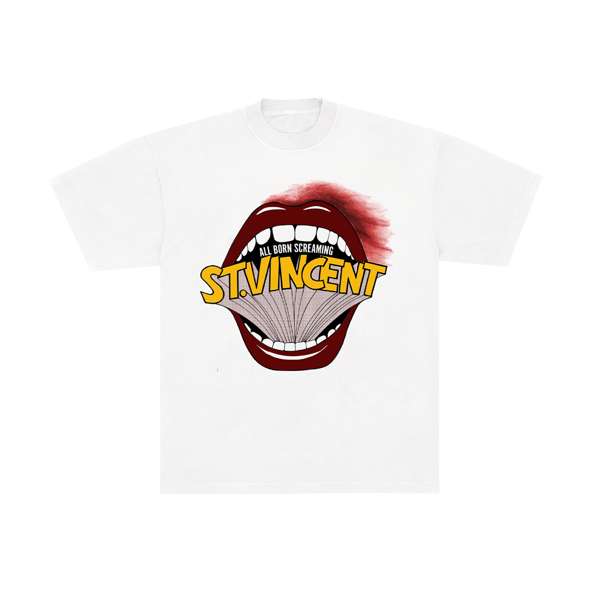 ALL BORN SCREAMING MOUTH TEE