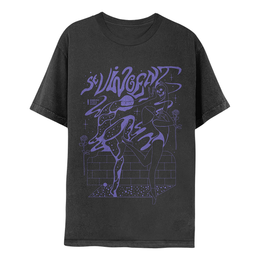 Dancing With A Ghost Tee – Black