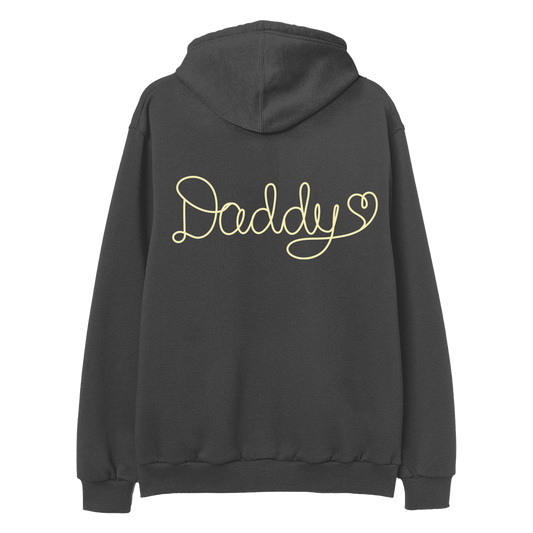 Embroidered Daddy Hoodie - Gray