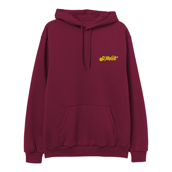 Embroidered Daddy Hoodie - Maroon